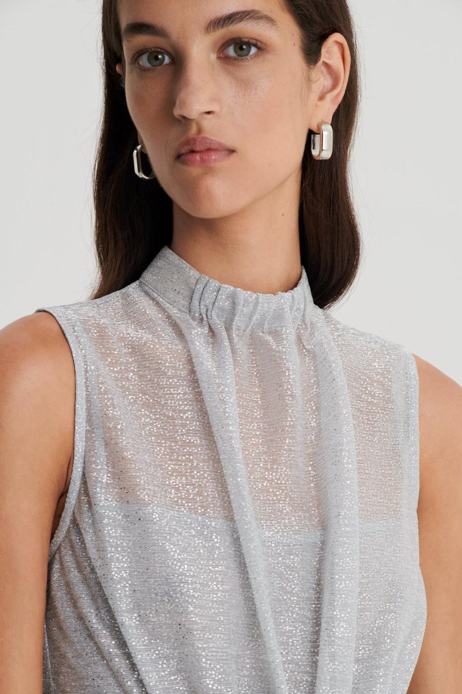 Dresses | Women Scanlan Theodore TINSEL GOWN Silver