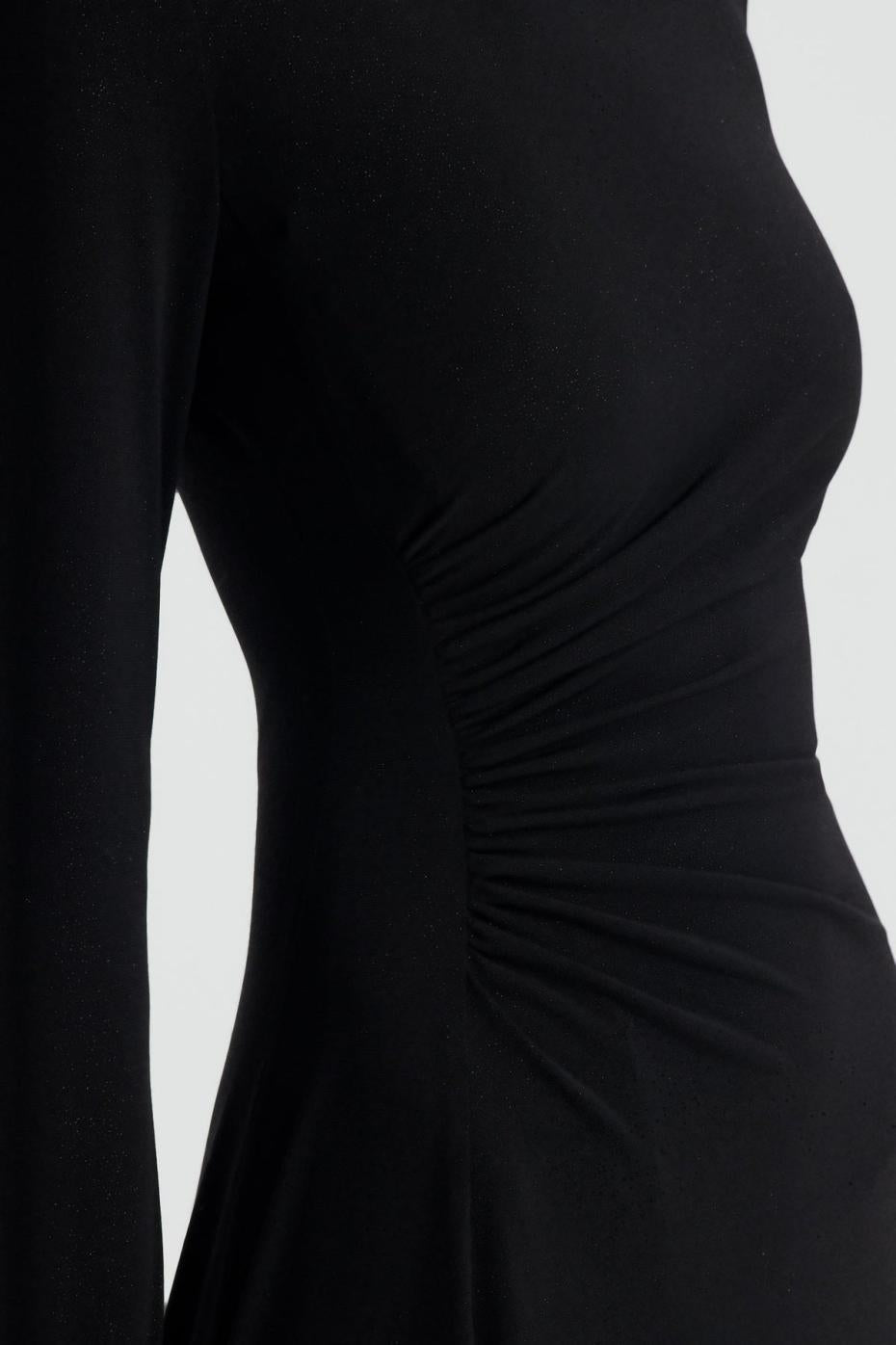 Dresses | Women Scanlan Theodore TINSEL PRINT DRAPE DRESS Black