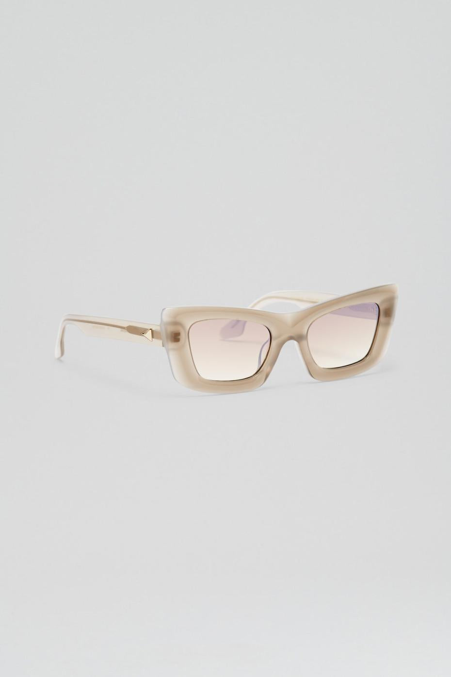 Eyewear | Women Scanlan Theodore ST ANGULAR CAT SUNGLASSES Crystal.grey