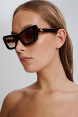 Eyewear | Women Scanlan Theodore ST ANGULAR CAT SUNGLASSES Tortshell