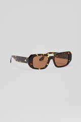 Eyewear | Women Scanlan Theodore ST BOLD RECTANGLE SUNGLASSES Tortshell