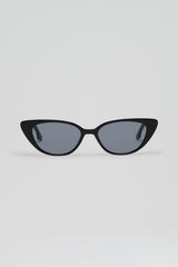 Eyewear | Women Scanlan Theodore ST FELINE OVAL SUNGLASSES Black