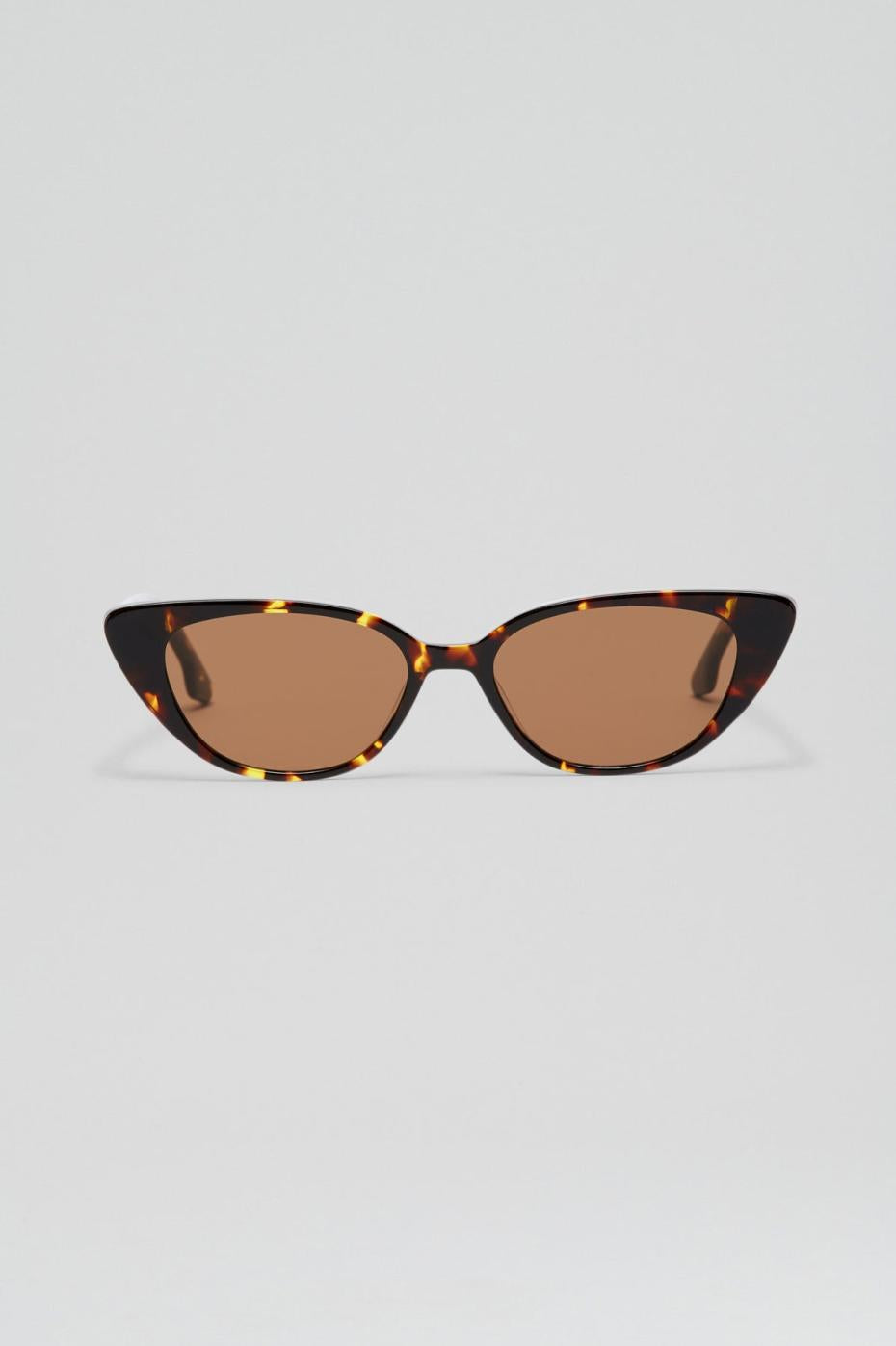 Eyewear | Women Scanlan Theodore ST FELINE OVAL SUNGLASSES Tortshell