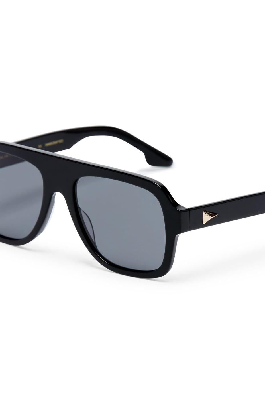Eyewear | Women Scanlan Theodore ST FLAT TOP AVIATOR SUNGLASSES Black
