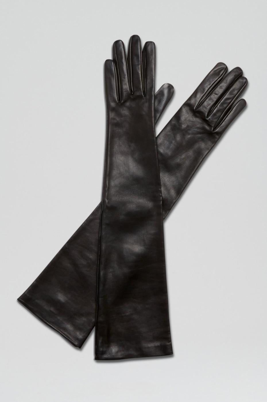 Gloves | Women Scanlan Theodore LEATHER GLOVES Black