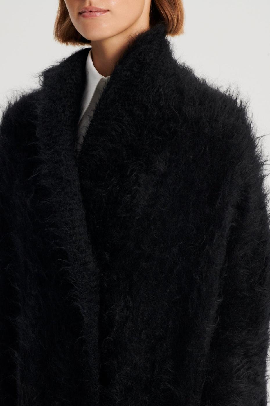 Jackets | Women Scanlan Theodore BRUSHED MOHAIR CARDIGAN 3 Black