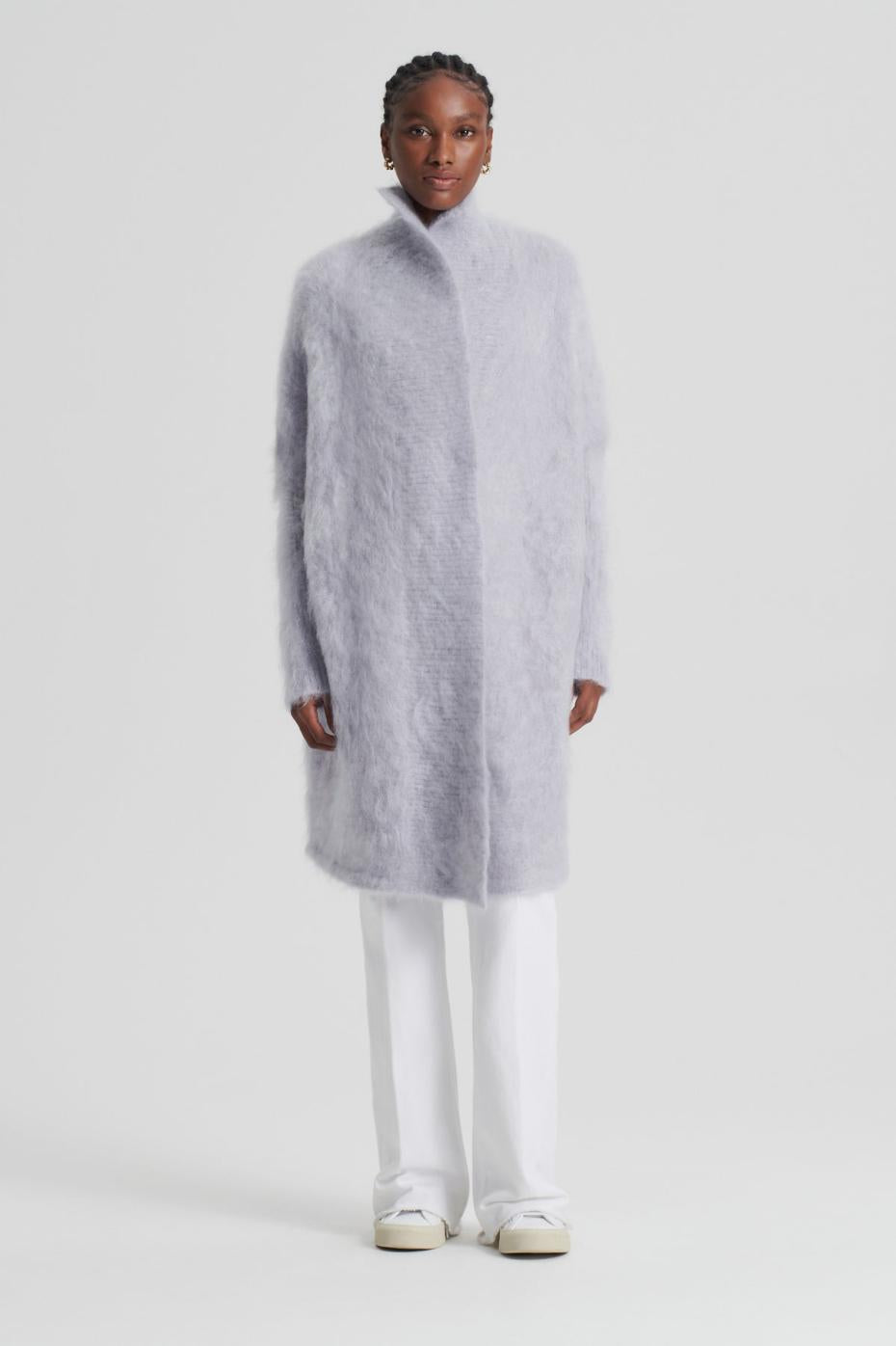 Jackets | Women Scanlan Theodore BRUSHED MOHAIR CARDIGAN 3 Pale.grey