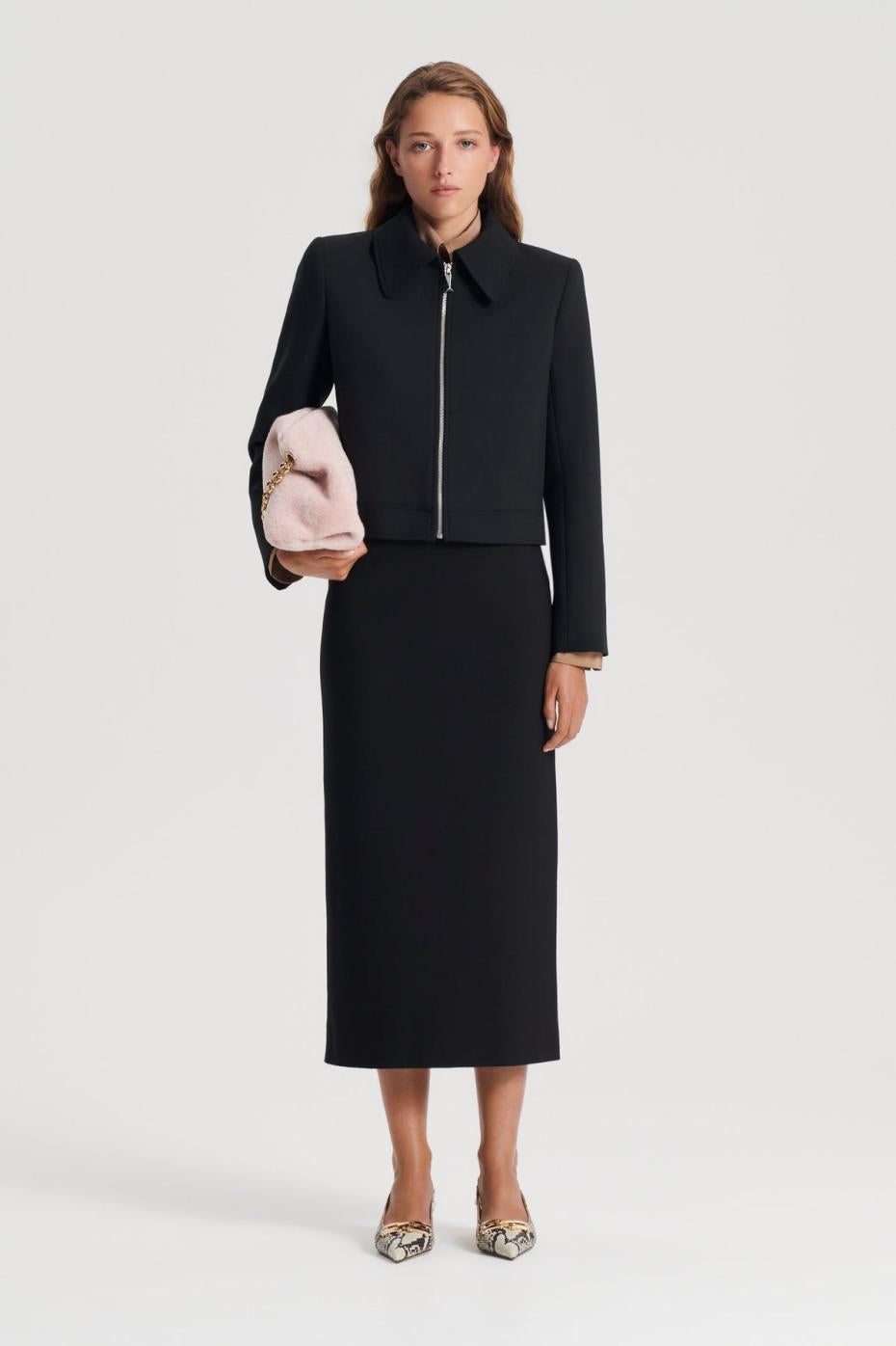 Jackets | Women Scanlan Theodore CADY ZIP JACKET Black