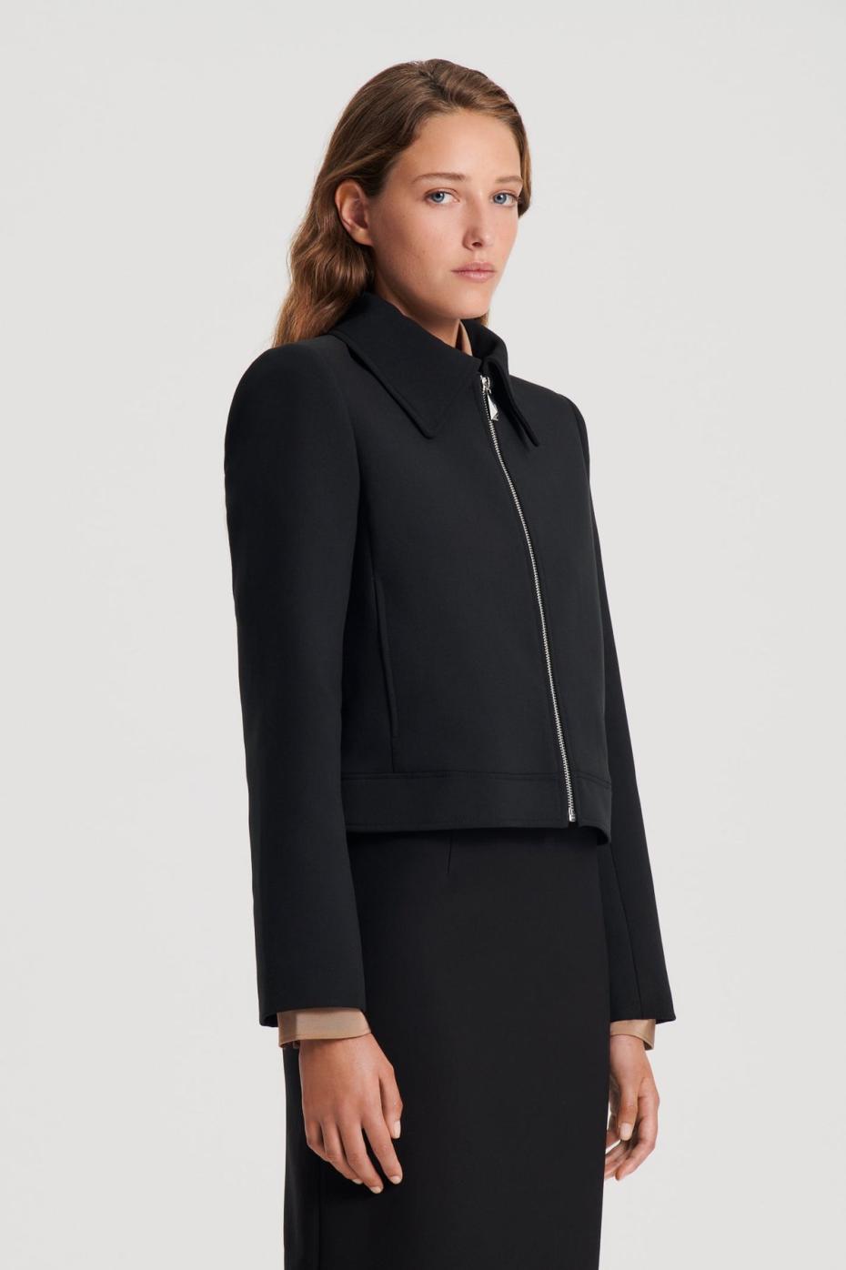 Jackets | Women Scanlan Theodore CADY ZIP JACKET Black