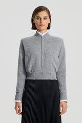Jackets | Women Scanlan Theodore CASHMERE BOMBER Grey Melange