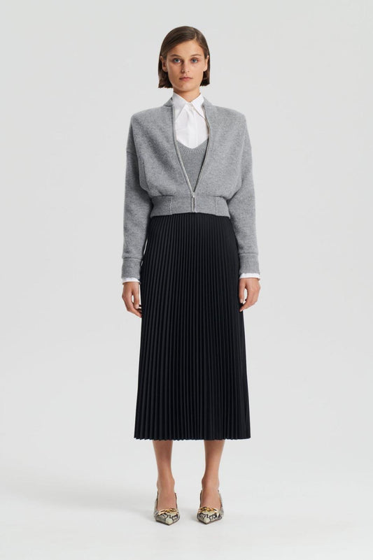 Jackets | Women Scanlan Theodore CASHMERE BOMBER Grey Melange