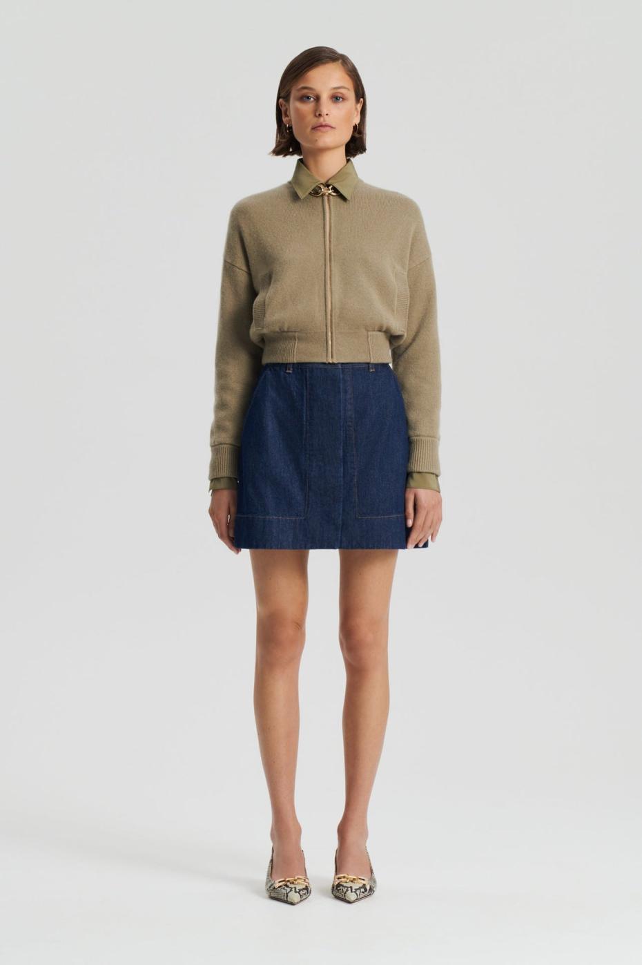 Jackets | Women Scanlan Theodore CASHMERE BOMBER Trench