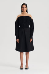 Jackets | Women Scanlan Theodore CASHMERE BRUSHED CARDIGAN Black.camel