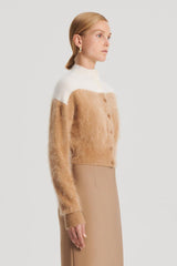 Jackets | Women Scanlan Theodore CASHMERE BRUSHED CARDIGAN Camel.cream