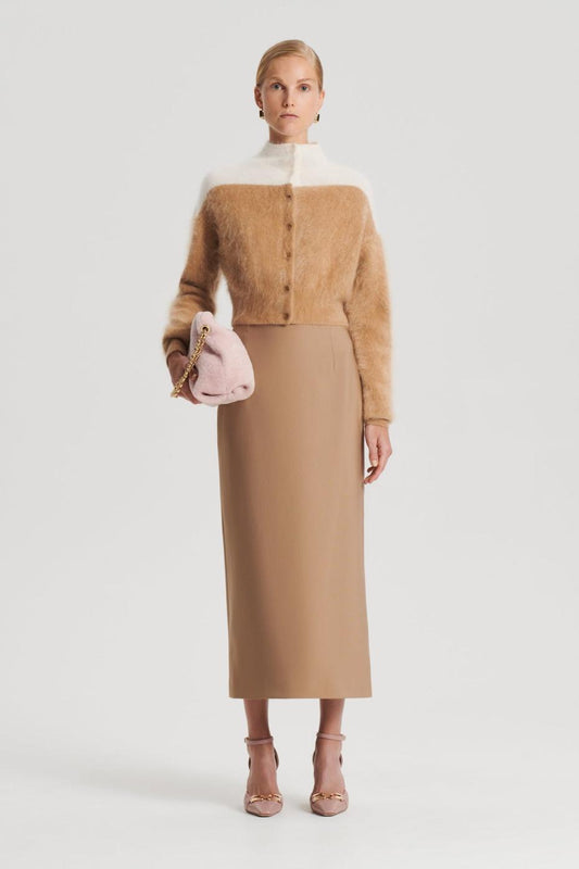 Jackets | Women Scanlan Theodore CASHMERE BRUSHED CARDIGAN Camel.cream