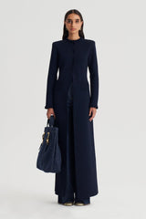 Jackets | Women Scanlan Theodore CREPE KNIT DAISY COAT Navy