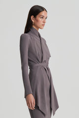 Jackets | Women Scanlan Theodore CREPE KNIT DRAPE FRONT JACKET Torba