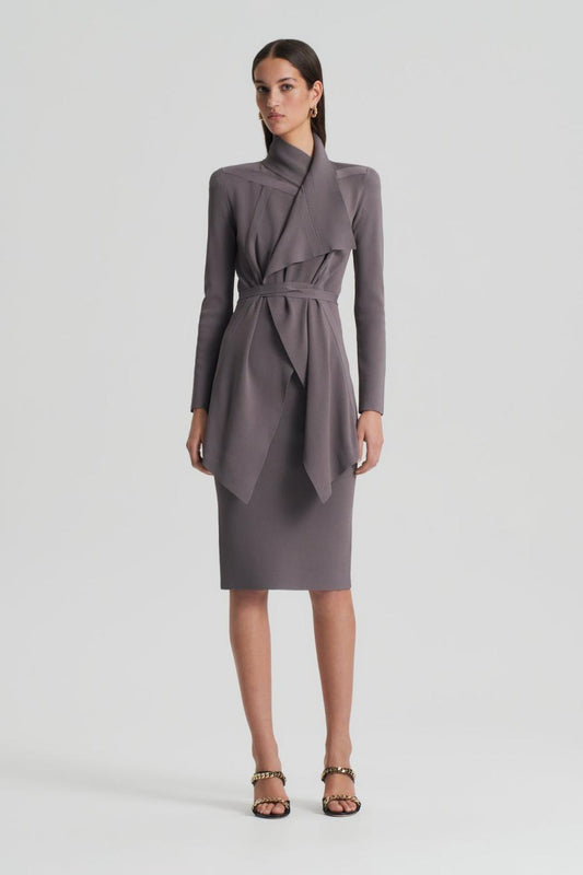 Jackets | Women Scanlan Theodore CREPE KNIT DRAPE FRONT JACKET Torba