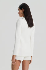 Jackets | Women Scanlan Theodore CREPE KNIT GOLD BUTTON JACKET Cream