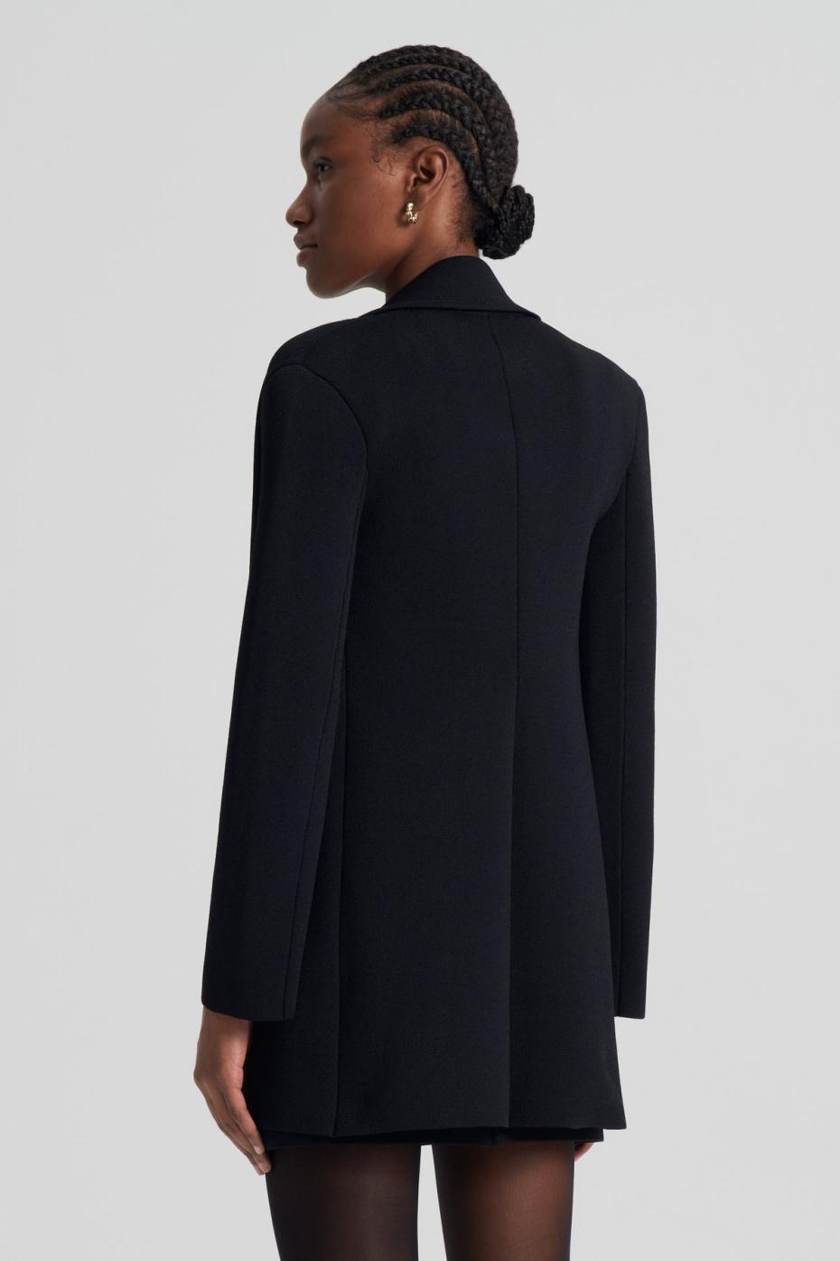 Jackets | Women Scanlan Theodore CREPE KNIT LOOSE TAILORED JACKET Black