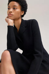 Jackets | Women Scanlan Theodore CREPE KNIT TAILORED JACKET Black