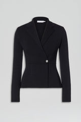 Jackets | Women Scanlan Theodore CREPE KNIT TAILORED JACKET Black