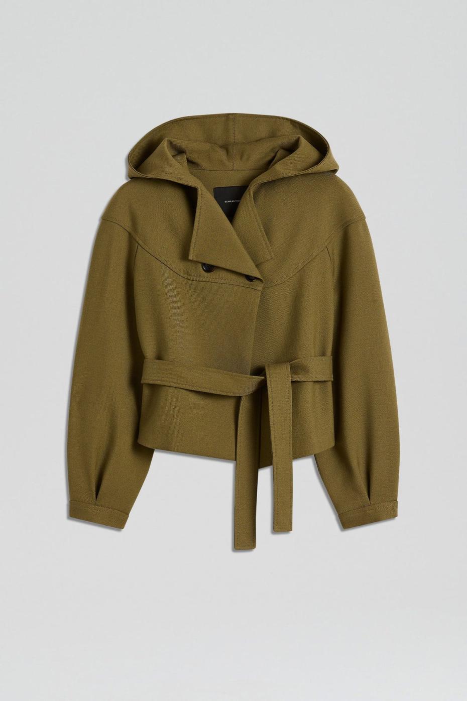 Jackets | Women Scanlan Theodore CROPPED DUFFLE Olive