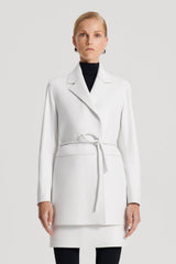 Jackets | Women Scanlan Theodore LEATHER BONDED JACKET White