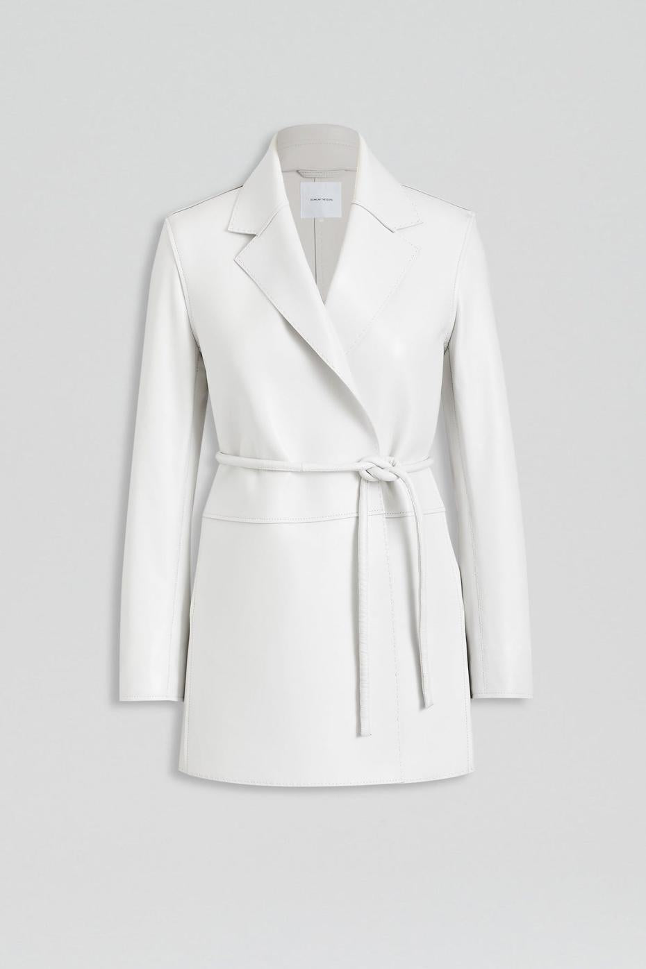 Jackets | Women Scanlan Theodore LEATHER BONDED JACKET White