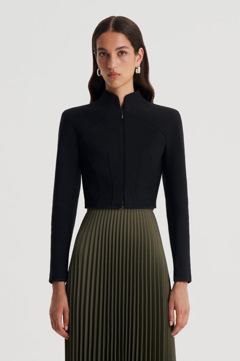 Jackets | Women Scanlan Theodore MILANO ZIP JACKET Black