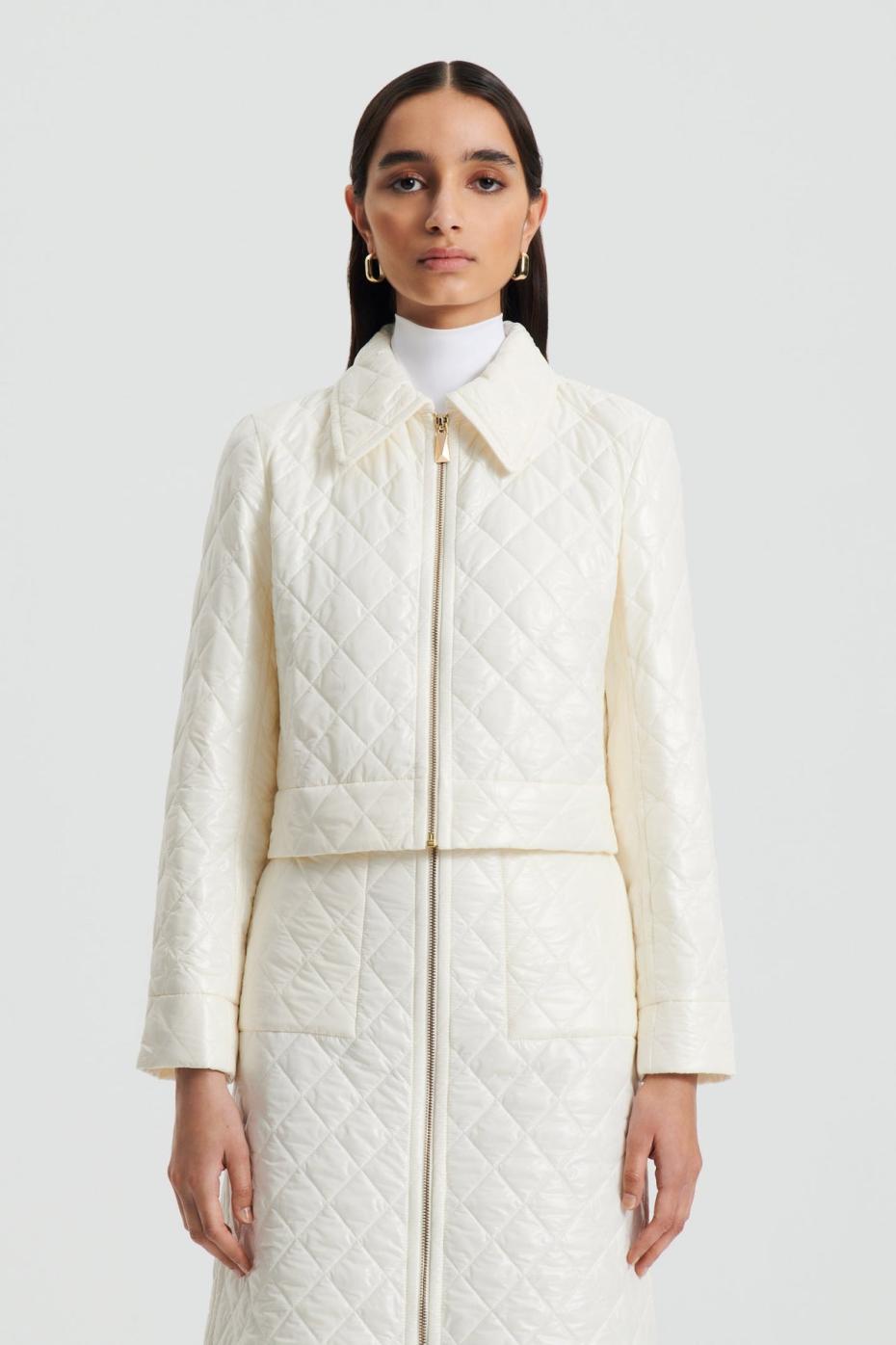 Jackets | Women Scanlan Theodore QUILTED JACKET White
