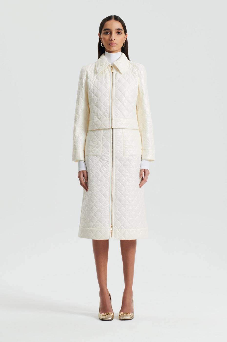 Jackets | Women Scanlan Theodore QUILTED JACKET White