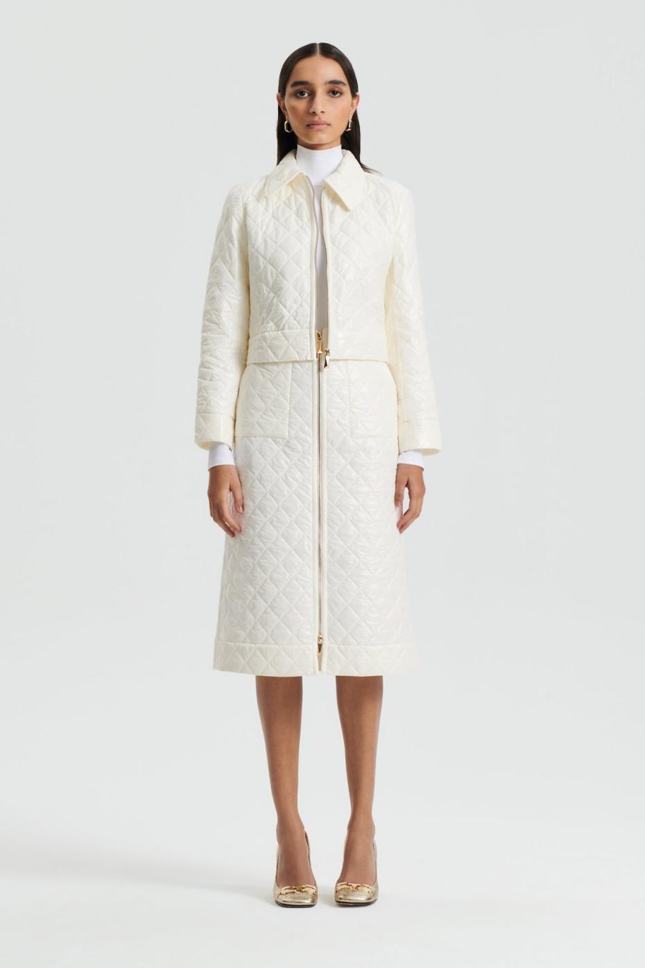 Jackets | Women Scanlan Theodore QUILTED JACKET White