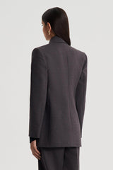 Jackets | Women Scanlan Theodore STRIPE TAILORED JACKET Grey