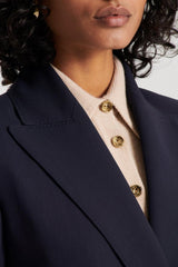 Jackets | Women Scanlan Theodore TAILORED DRAPE JACKET Navy