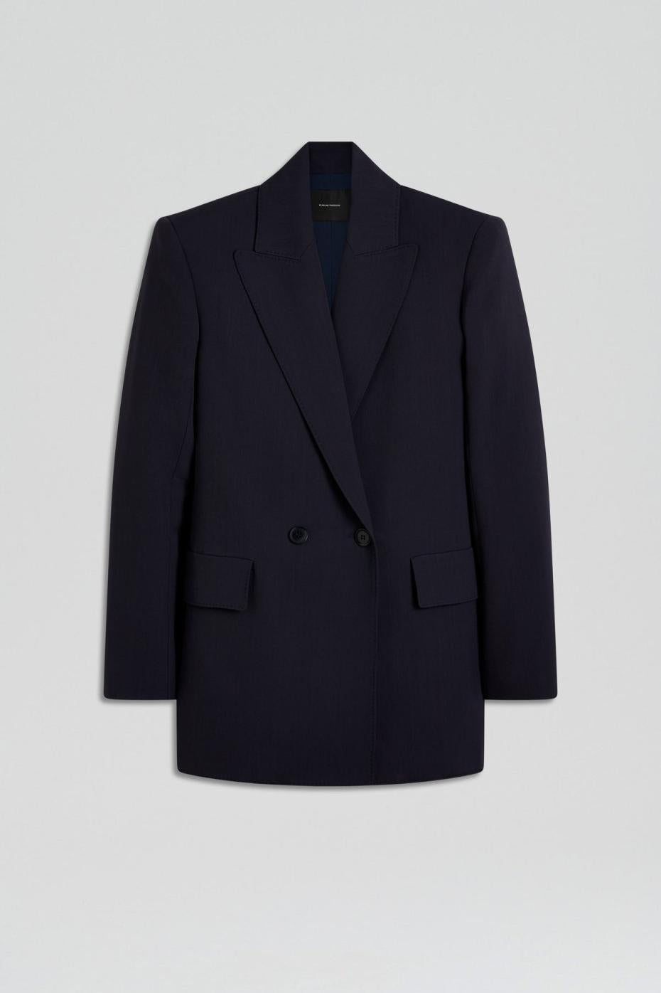 Jackets | Women Scanlan Theodore TAILORED DRAPE JACKET Navy