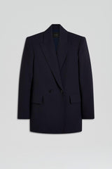 Jackets | Women Scanlan Theodore TAILORED DRAPE JACKET Navy
