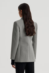 Jackets | Women Scanlan Theodore TAILORED HOUNDSTOOTH JACKET Black