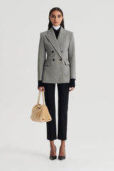 Jackets | Women Scanlan Theodore TAILORED HOUNDSTOOTH JACKET Black