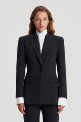 Jackets | Women Scanlan Theodore TAILORED STRIPE JACKET Charcoal