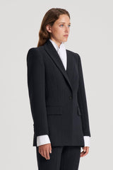 Jackets | Women Scanlan Theodore TAILORED STRIPE JACKET Charcoal