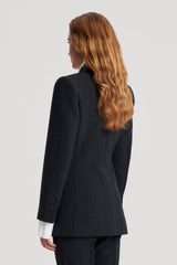 Jackets | Women Scanlan Theodore TAILORED STRIPE JACKET Charcoal
