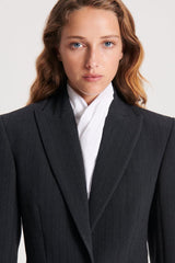 Jackets | Women Scanlan Theodore TAILORED STRIPE JACKET Charcoal