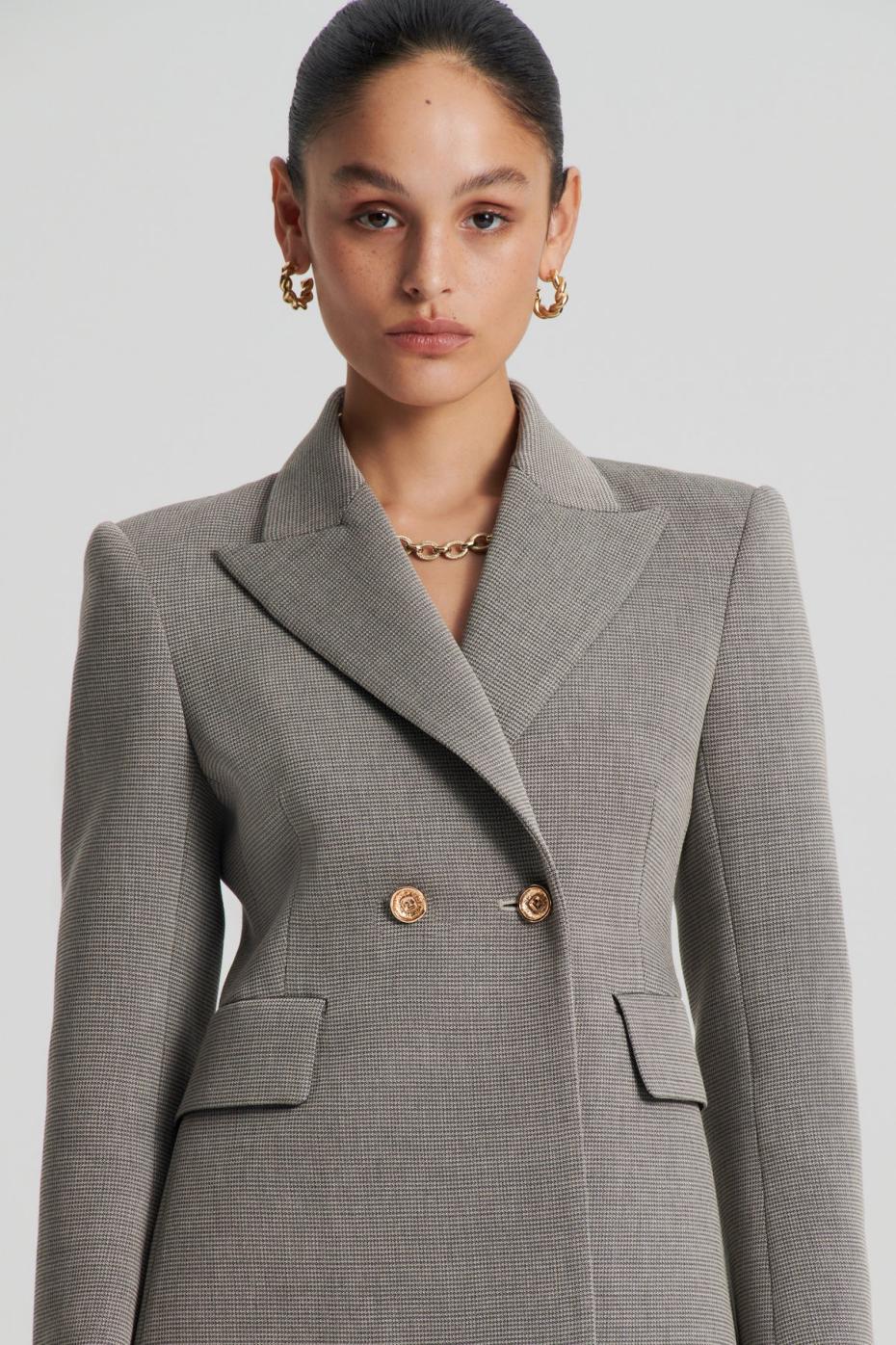 Jackets | Women Scanlan Theodore TAILORED TWO BUTTON JACKET Ecru.black