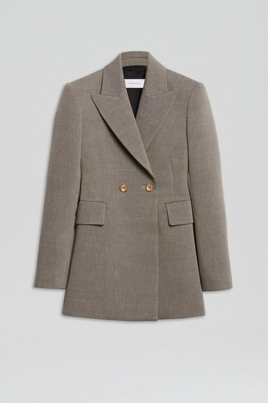 Jackets | Women Scanlan Theodore TAILORED TWO BUTTON JACKET Ecru.black