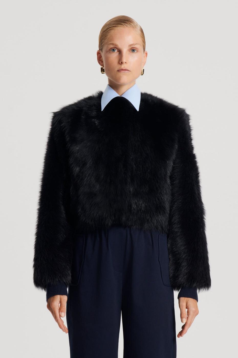 Jackets | Women Scanlan Theodore TOSCANA COCOON JACKET Black