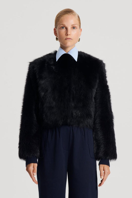 Jackets | Women Scanlan Theodore TOSCANA COCOON JACKET Black