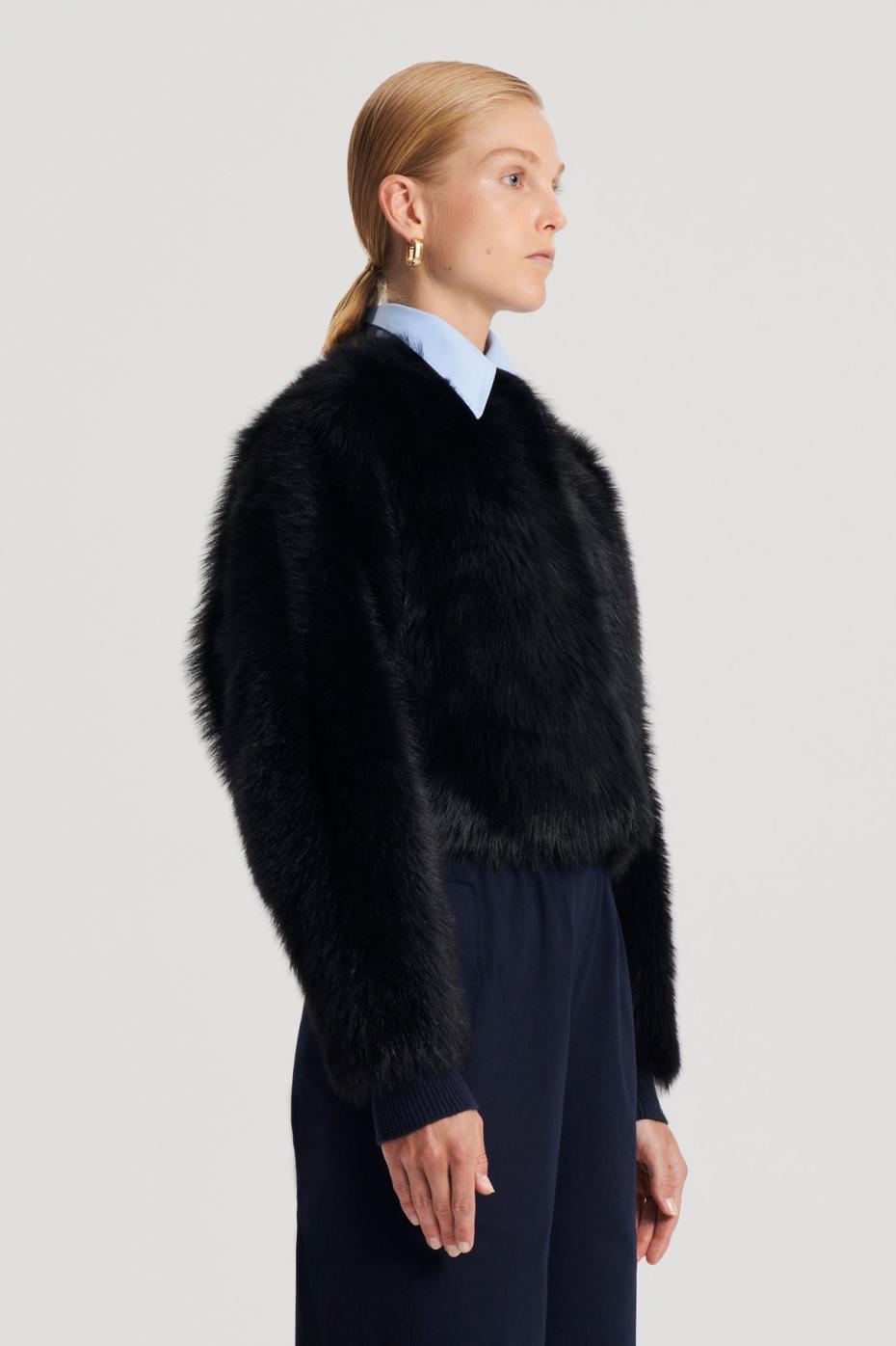 Jackets | Women Scanlan Theodore TOSCANA COCOON JACKET Black