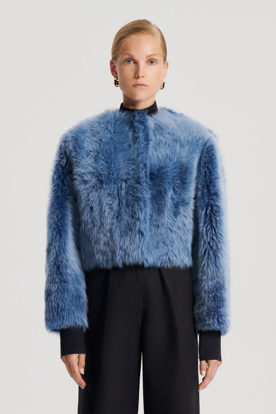 Jackets | Women Scanlan Theodore TOSCANA COCOON JACKET Denim