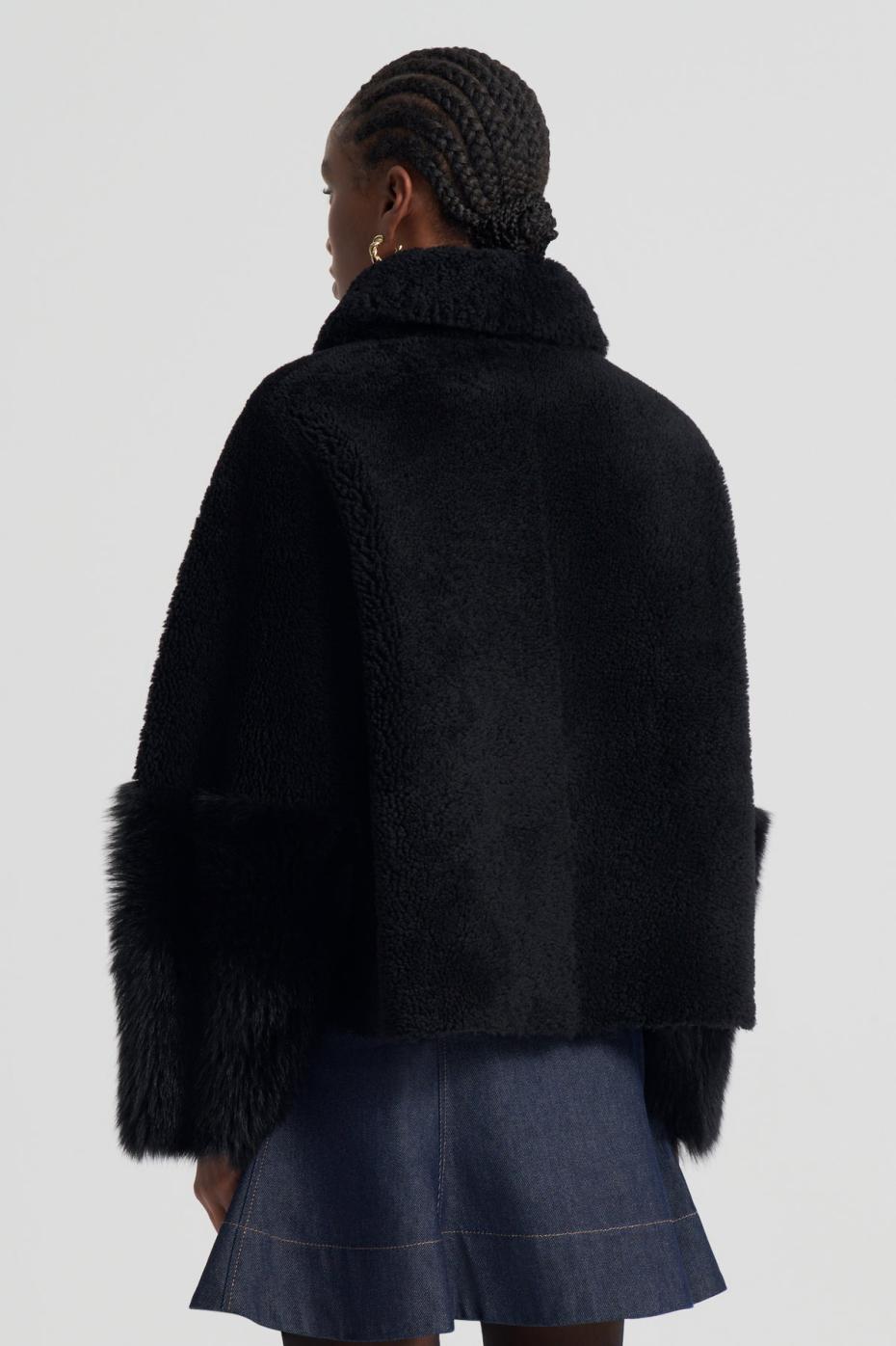 Jackets | Women Scanlan Theodore TOSCANA TRAPEZE JACKET Black